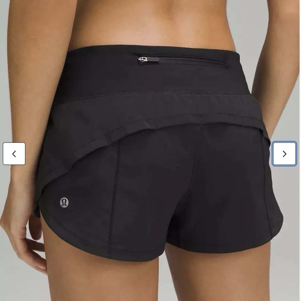 Lululemon Speed Up Lined Short Women's Size 8 — Black 3.5